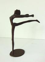 Bronzen beeldje ballerina naar achter gestrekte armen 3714-b, Antiek en Kunst, Ophalen of Verzenden, Brons