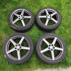 Dezent antraciet 18 inch 225/45 velgen+zomerbanden Goodyear, Auto-onderdelen, Banden en Velgen, Ophalen, 18 inch, Zomerbanden