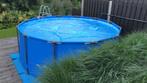 Zwembad 366 x 120 cm blauw, Tuin en Terras, Zwembaden, 300 cm of meer, 200 tot 400 cm, Rond, Gebruikt