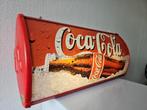 Coca-Cola Lichtbak Dubbelzijdig - 65x30cm, Antiek en Kunst, Ophalen of Verzenden