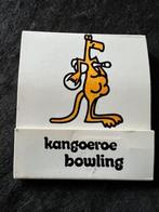 Kangoeroe Bowling Vlaardingen lucifers, Verzamelen, Rookartikelen, Aanstekers en Luciferdoosjes, Gebruikt, Ophalen, Luciferdoosjes of -merken