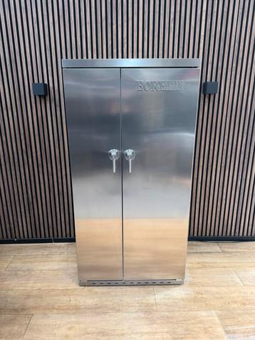 Luxe Rvs Boretti Amerikaanse koelkast (Gratis bezorgen) beschikbaar voor biedingen