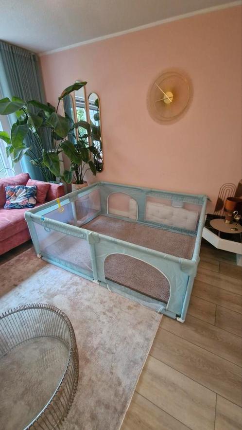 Grondbox XL, mintgroen, Kinderen en Baby's, Boxen, Gebruikt, Rechthoekig, Ophalen of Verzenden