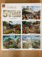 King Puzzels. 5x1000 stukjes., Hobby en Vrije tijd, Denksport en Puzzels, Ophalen of Verzenden, 500 t/m 1500 stukjes, Nieuw, Legpuzzel