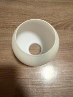 Witte Glas Lampenkap, Huis en Inrichting, Lampen | Lampenkappen, Ophalen, Wit, Rond, Nieuw