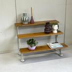 Antiek Parnall & Sons bankje sidetable trapje industrieel, Ophalen, Gebruikt, 50 tot 100 cm, Industrieel vintage