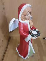 GOEBEL kerst engel met kaarshouder. Groot beeld, Verzamelen, Beelden en Beeldjes, Ophalen of Verzenden, Zo goed als nieuw, Mens