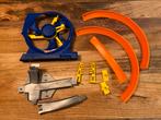 Hotwheels Turbine Twister set en veel lossen baanonderdelen, Opwindmechanisme, Ophalen of Verzenden, Zelf te bouwen, Hot Wheels