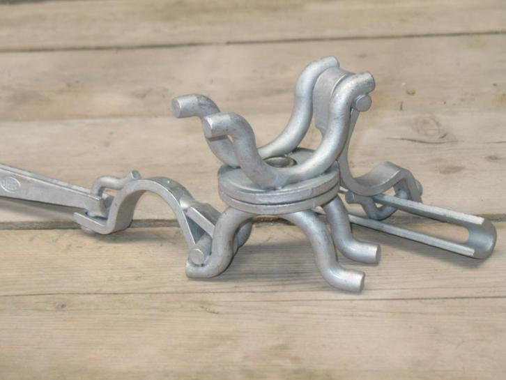 Steiger materiaal, kruisklem, draaiklem, steigerbuis. etc!!!, Doe-het-zelf en Verbouw, Steigers, Gebruikt, Gevelsteiger, 5 meter of hoger