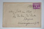 Envelop met 1 1/2 cent postzegel Waddinxveen 1926 1,5 cent, Postzegels en Munten, Ophalen of Verzenden, Envelop