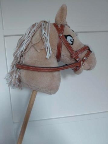 Hobbyhorse/stokpaard + hoofdstel pipoos PRIJS GEDAALD beschikbaar voor biedingen