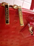 Arcadia designer tas in rood lakleer Italië, Ophalen of Verzenden, Nieuw, Rood, Overige materialen