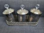 Vintage Kruidenpotten Set - Zilverkleurig, Ophalen of Verzenden