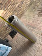 Dubbelwandige Kachelpijp, Doe-het-zelf en Verbouw, Ophalen, Gebruikt, Rvs, Minder dan 2 meter