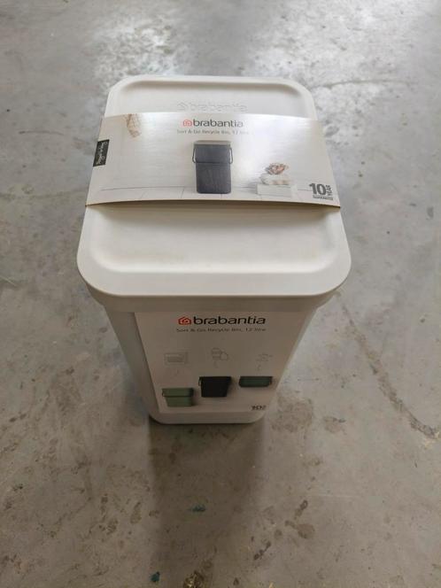 Brabantia Prullenbak 12 Liter - Nieuw, Huis en Inrichting, Woonaccessoires | Prullenbakken, Nieuw, Kunststof, Minder dan 50 cm