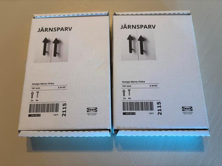 2x IKEA Järnsparv handgrepen (nieuw), Huis en Inrichting, Woonaccessoires | Overige, Nieuw, Ophalen of Verzenden