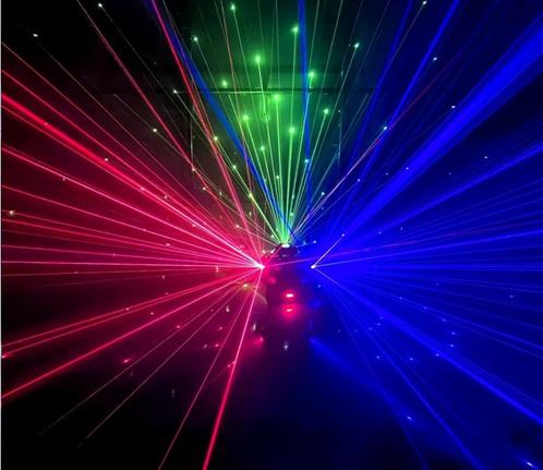 Nieuwe First Class Tripple Helicopter 18 x 40W RGBW +RGB Las, Muziek en Instrumenten, Licht en Laser, Nieuw, Licht, Geluidgestuurd