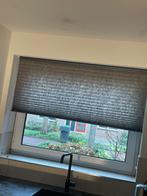 Plisse vouwgordijn | Grijs | 146 cm breed | ZGAN, 100 tot 150 cm, 100 tot 150 cm, Ophalen of Verzenden, Zo goed als nieuw