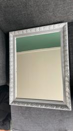 Grijze spiegel L 71cm B 56 cm, Ophalen, Zo goed als nieuw, Minder dan 100 cm, Rechthoekig