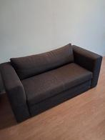 Slaapbank bank antraciet grijs, Ophalen, Gebruikt, Tweepersoons, 140 cm