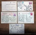 5 x antieke handgeschreven briefkaarten 1ste helft 20e eeuw, Postzegels en Munten, Ophalen of Verzenden, Briefkaart