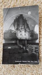 Oude ansichtkaart Zandeweer kerk, Ophalen of Verzenden, 1940 tot 1960, Gelopen, Groningen