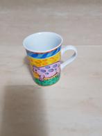 Leuke Mok met varken en haan, Huis en Inrichting, Ophalen of Verzenden, Aardewerk, Overige stijlen, Kop(pen) en/of Schotel(s)