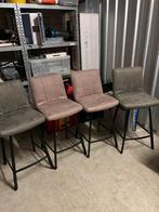 4 Barkrukken Eijerkamp - Weinig Gebruikt, 60 tot 90 cm, Ophalen of Verzenden, Zo goed als nieuw, Metaal