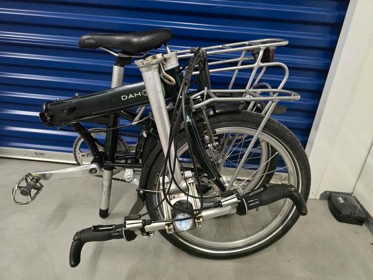 Dahon Vouwfiets met Versnellingen en Bagagedrager, Fietsen en Brommers, Fietsen | Vouwfietsen, Zo goed als nieuw, Heren, Dahon