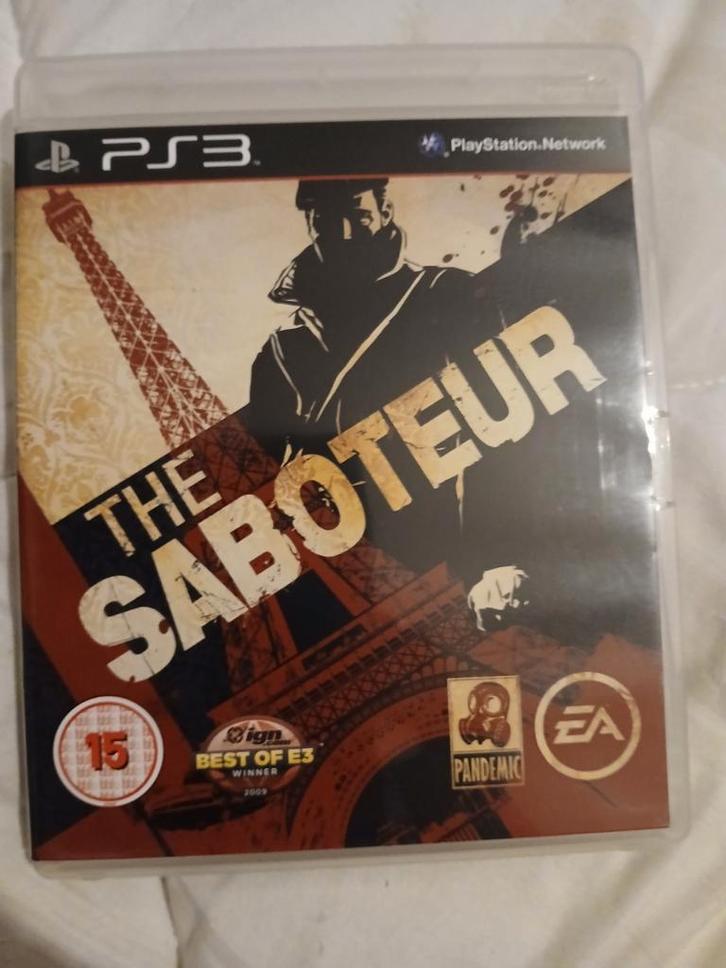 The Saboteur - PS3 - Gebruikt, Spelcomputers en Games, Games | Sony PlayStation 3, Gebruikt, Avontuur en Actie, 1 speler, Vanaf 16 jaar