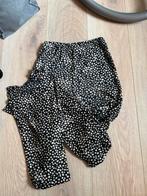 Zwarte flair broek met stippen - Maat M, Maat 38/40 (M), Zwart, Ophalen of Verzenden, Zo goed als nieuw