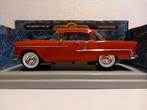 Chevrolet Bel Air hard top rood 1955 ERTL metal 1:18 KRD, Ophalen of Verzenden, ERTL, Zo goed als nieuw, Auto