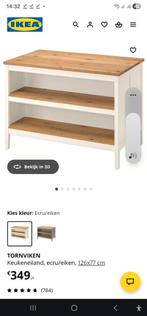 Stevig Keukeneiland - Handig & Nieuw!, Huis en Inrichting, Keuken | Keukenelementen, Gebruikt, 100 tot 150 cm, 75 cm of meer, 100 tot 150 cm