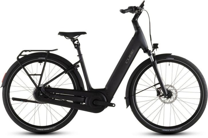 CUBE SUPREME HYBRID COMFORT PRO 600 GREY/CHROME Lageinstap G, Fietsen en Brommers, Elektrische fietsen, Nieuw, Cube