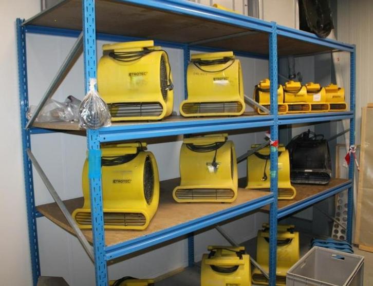 Metalen legbordstelling, Stow, incl legborden, Huis en Inrichting, Kasten | Stellingkasten, Gebruikt, Ophalen