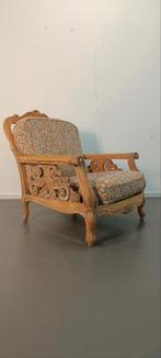 Vintage fauteuil eclectisch design troon, Ophalen, Gebruikt, Hout