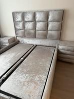 Boxspring 160x200 met opbergruimte, Tweepersoons, Ophalen of Verzenden, Zo goed als nieuw, 200 cm