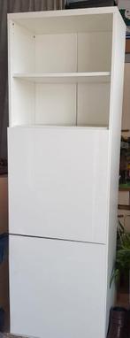 Ikea METOD Witte Leg Kast met Deuren en Planken, Ophalen, Overige materialen, 50 tot 100 cm, Modern
