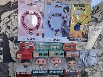 One Piece, Naruto en meer accessoires  beschikbaar voor biedingen