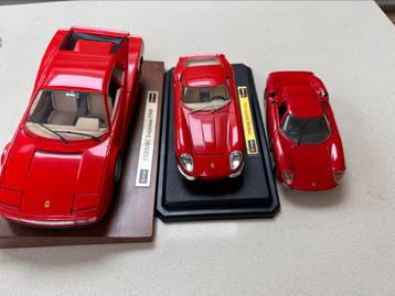 3 Ferrari modelauto’s beschikbaar voor biedingen