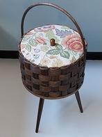 Vintage naaimand / naaitafel / opbergmand, Ophalen of Verzenden, Gebruikt, Overige typen