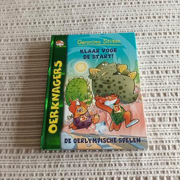 Klaar voor de start de oerlympische spelen,  Geronimo Stilto beschikbaar voor biedingen