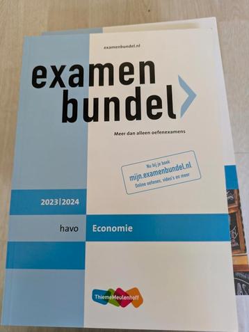Examen bundel Economie Havo 2023 - 24 beschikbaar voor biedingen