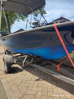 Elan boot met 9.9 pk Mercury buitenboordmotor + trailer, Watersport en Boten, Ophalen, Tot 10 pk, Zo goed als nieuw, 3 tot 6 meter
