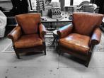 Schapen leren stoelen, Huis en Inrichting, Fauteuils, Ophalen, 75 tot 100 cm, Arkelse onderweg 4, Info@degezel.nl