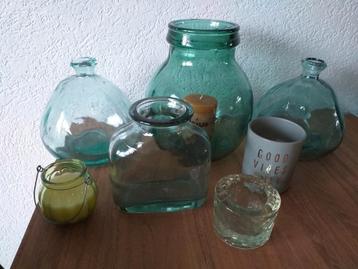 Groen Glas Decoratie - Diverse Vormen beschikbaar voor biedingen