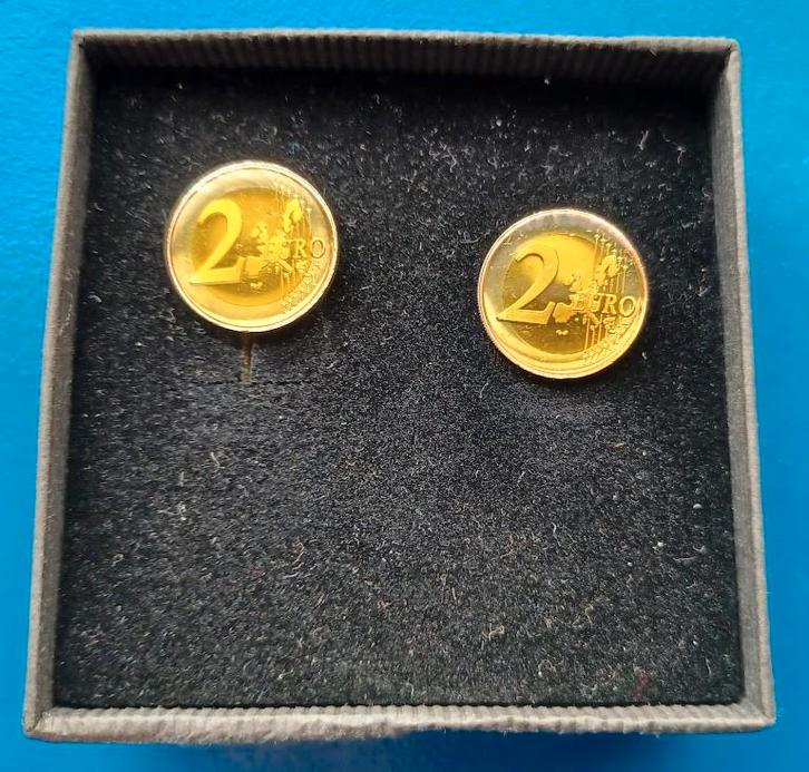 Manchetknopen, Sieraden, Tassen en Uiterlijk, Manchetknopen, Zo goed als nieuw, Overige materialen, Verguld, Verzenden