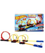 Hot wheels multi loop race speel set, Ophalen, Racebaan, Zo goed als nieuw, Hot Wheels