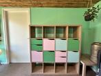 Kallax kast ikea 4x4 met inzet kastjes en lades, Huis en Inrichting, Ophalen, 100 tot 150 cm, Zo goed als nieuw, Minder dan 150 cm