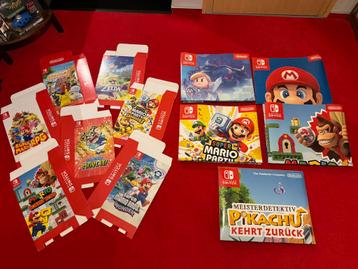 Nintendo Mario, Zelda, Pokémon Promotie Materiaal beschikbaar voor biedingen